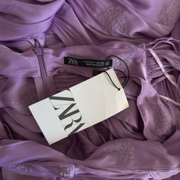 NWOT Zara Draped Dress - Picture 9 of 10